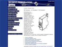 Tablet Screenshot of bdbreakers.com